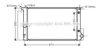 AVA QUALITY COOLING TOA2474 Radiator, engine cooling
